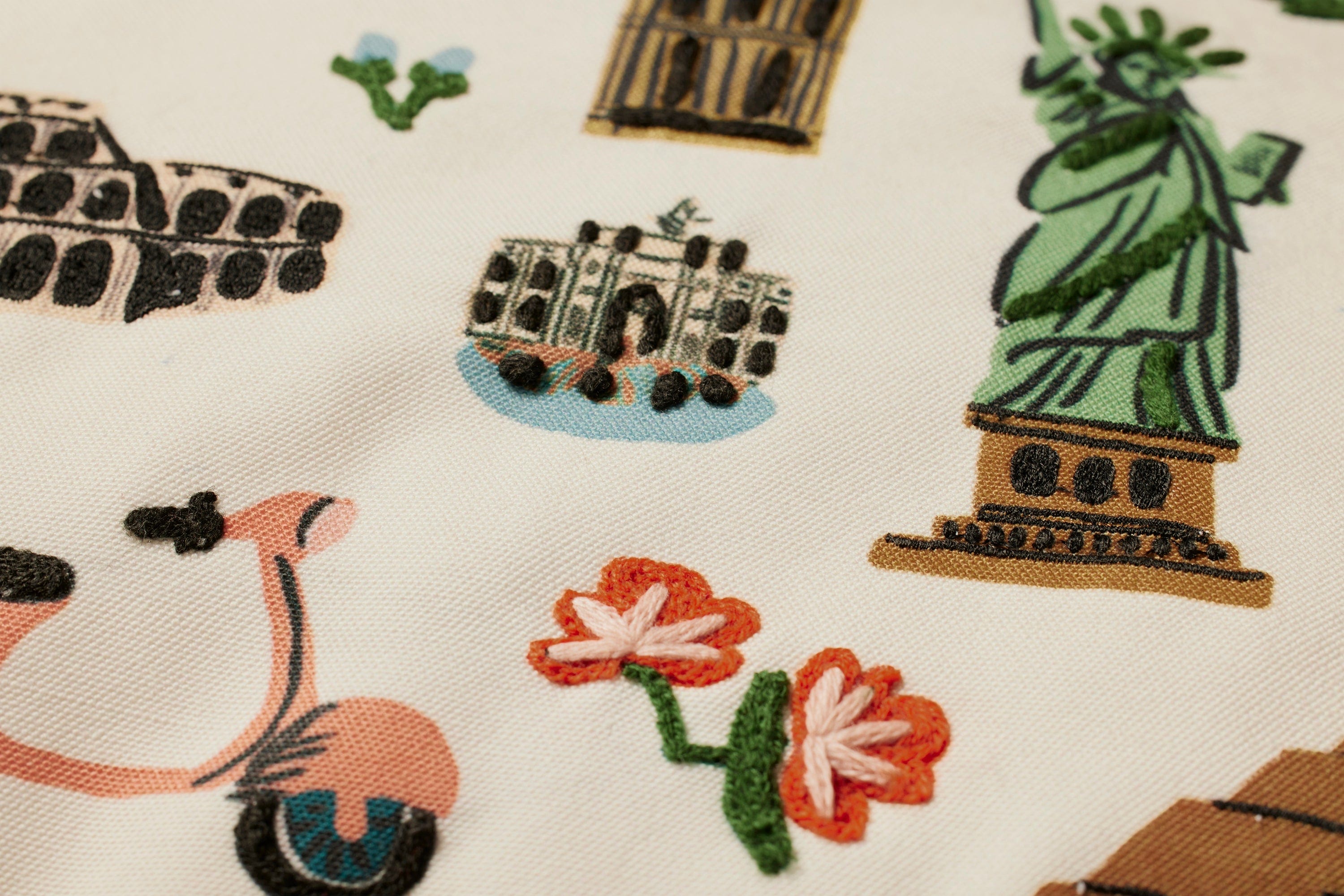 Loloi Rifle Paper Co. Bon Voyage Pillow - Thumbnail 5