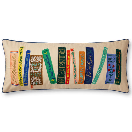 Loloi Rifle Paper Co. Book Club Pillow Pillows
