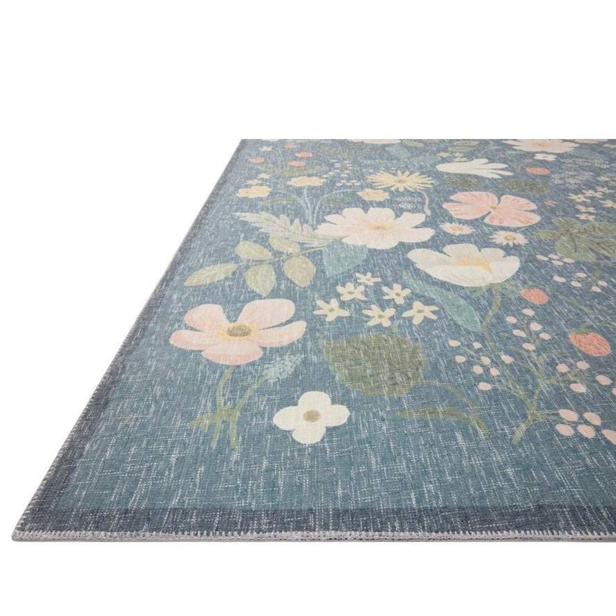 Loloi Rifle Paper Co. Cotswolds Rug - Strawberry Fields Black Rugs