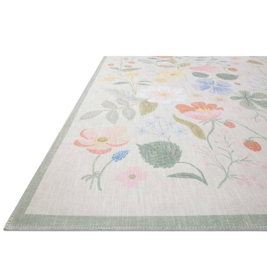 Loloi Rifle Paper Co. Cotswolds Rug - Strawberry Fields Ivory Rugs