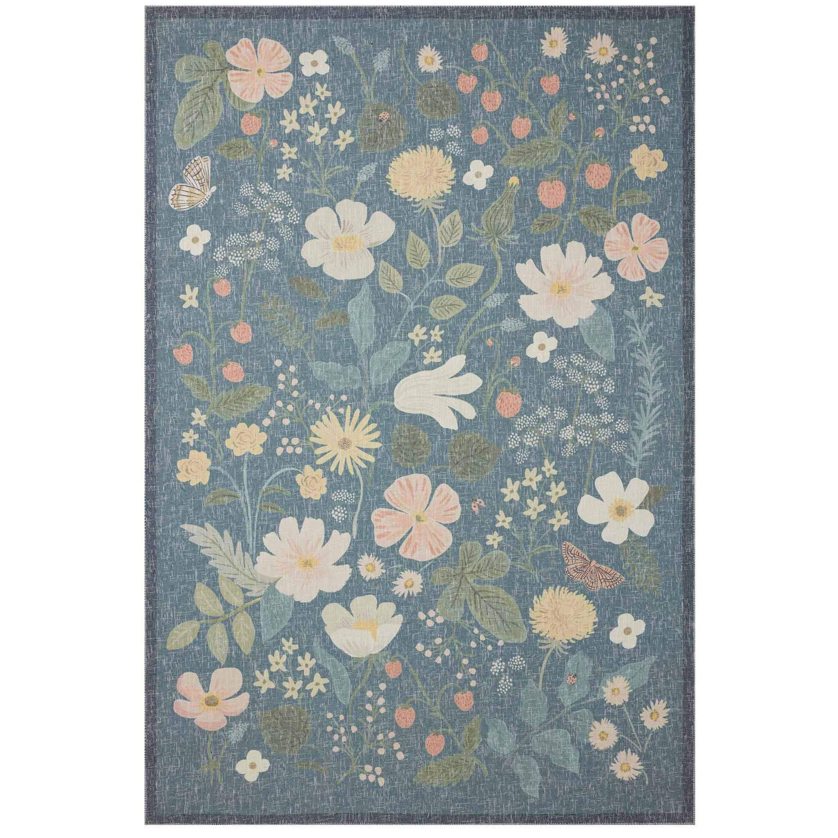 Loloi Rifle Paper Co. Cotswolds Rug - Strawberry Fields Ivory Rugs loloi-COTWCOT-01TE002050 885369604683