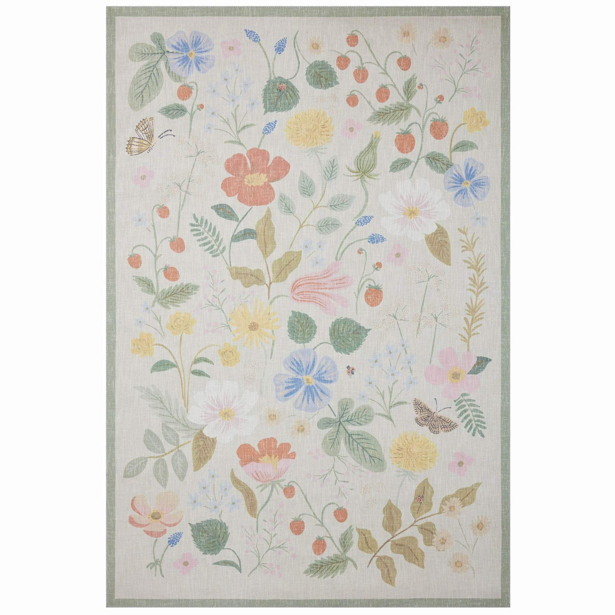 Loloi Rifle Paper Co. Cotswolds Rug - Strawberry Fields Rugs
