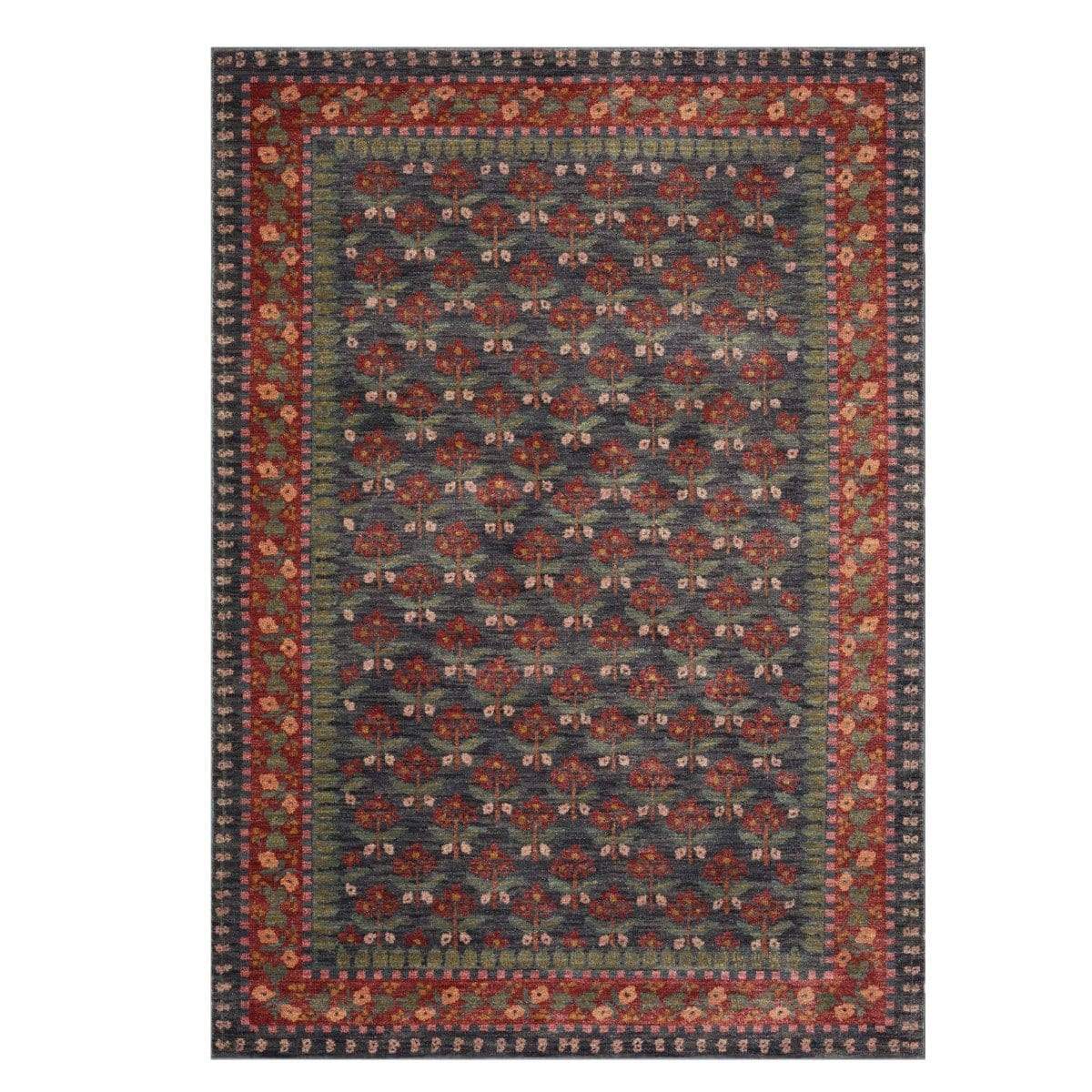 Loloi Rifle Paper Co. Fiore Rug - Forte Grey Rugs