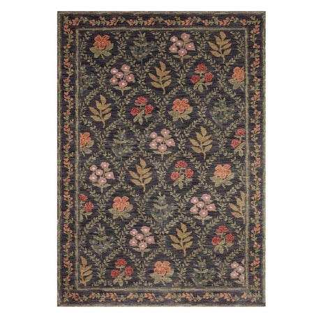 Loloi Rifle Paper Co. Hawthorne Rug - Navy Rugs loloi-FIORFIO-04CC00320R