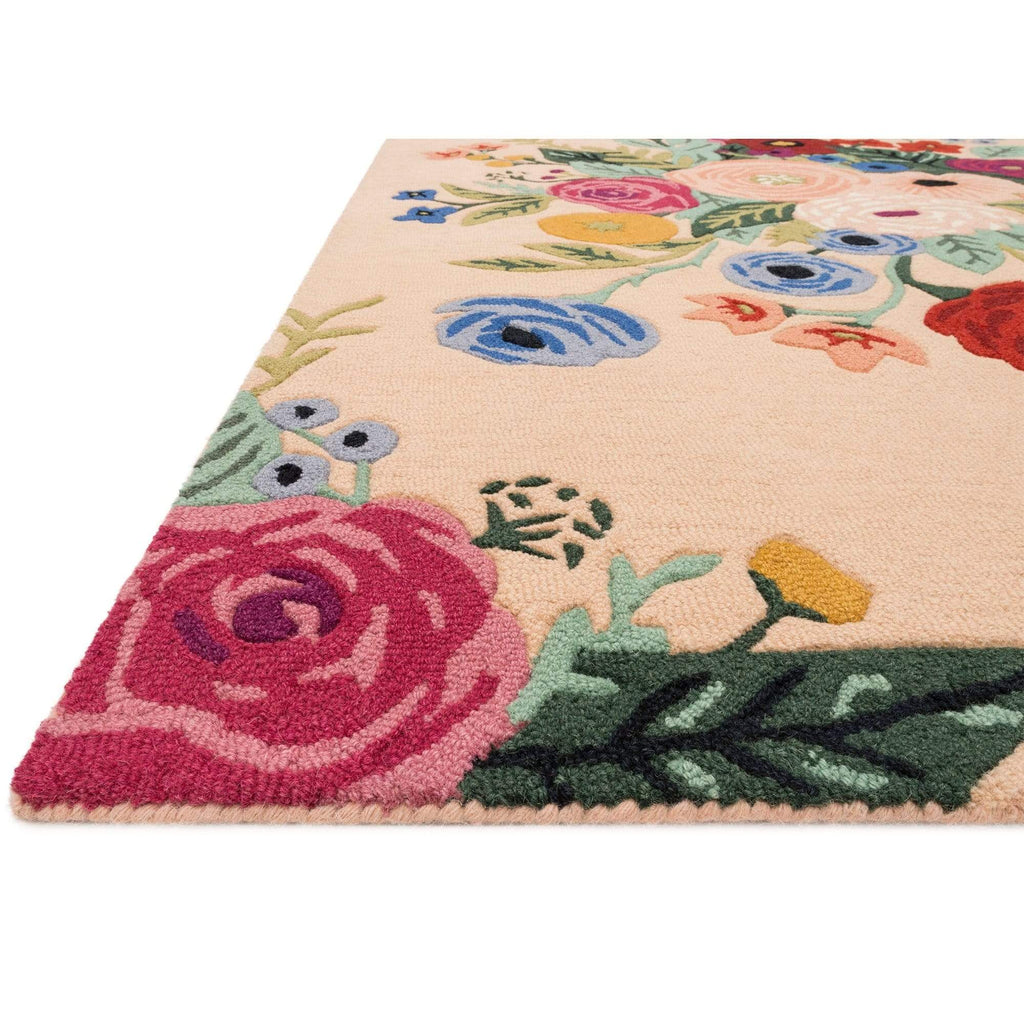 Loloi Rifle Paper Co. Les Fleurs Rug Blush/Multi Meadow Blu