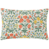 Loloi Rifle Paper Co. Mughal Rose Linen Pillow Pillows loloi-P276PRP0027LIN0PIL5 885369629891