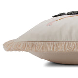 Loloi Rifle Paper Co. Ostrich Pillow - Cream Pillows