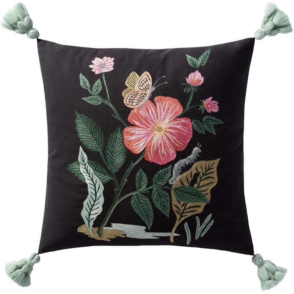 Loloi Rifle Paper Co. Pillow Meadow Blu