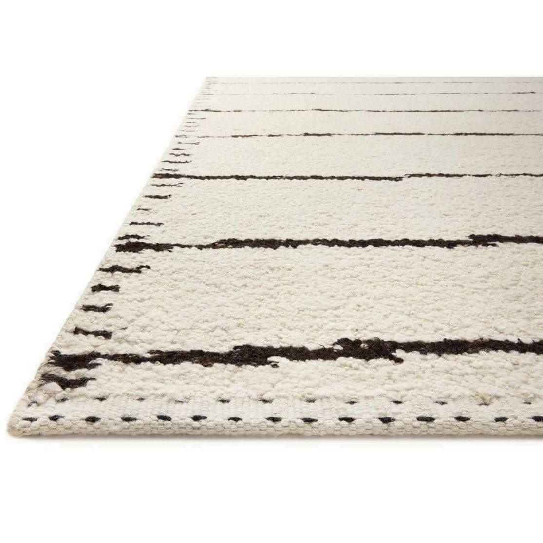 Roman Rug - Ivory/Black – Meadow Blu