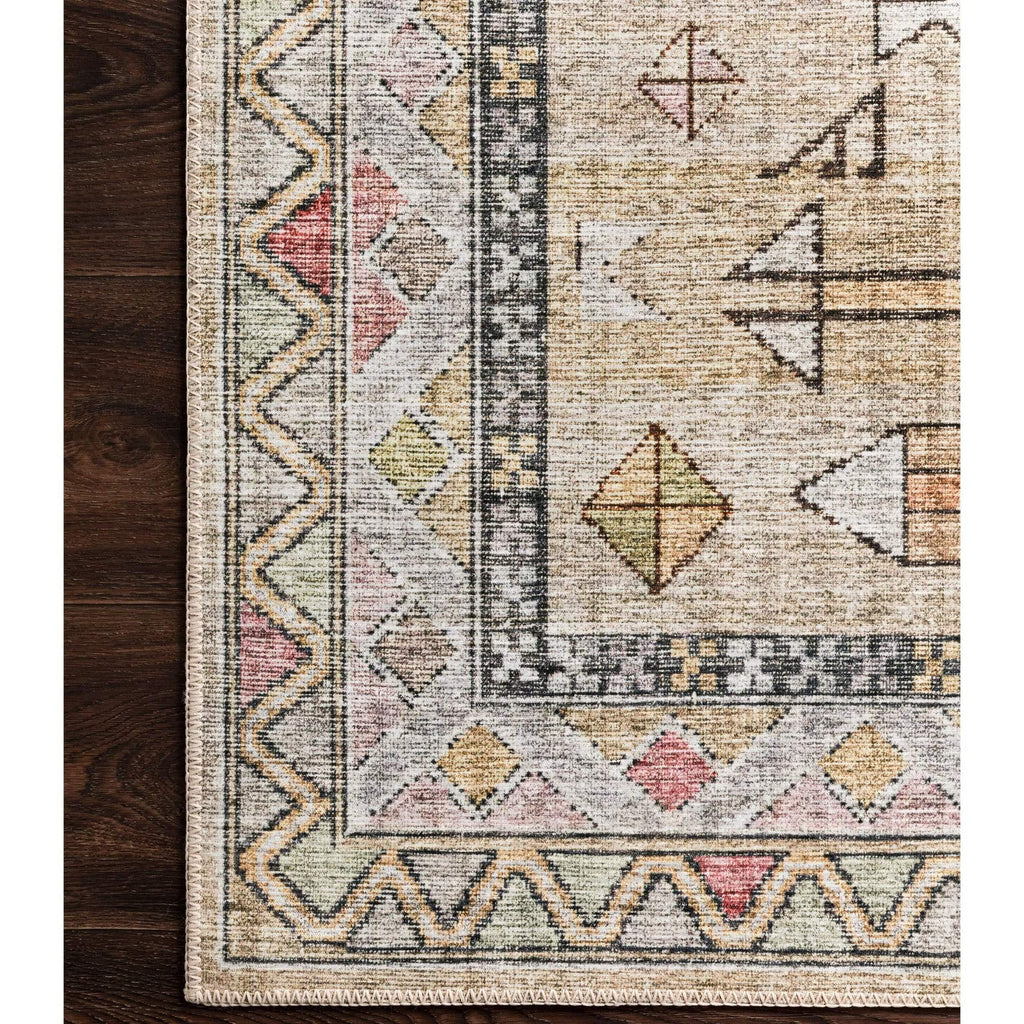 Loloi Skye Rug Gold/Blush Meadow Blu