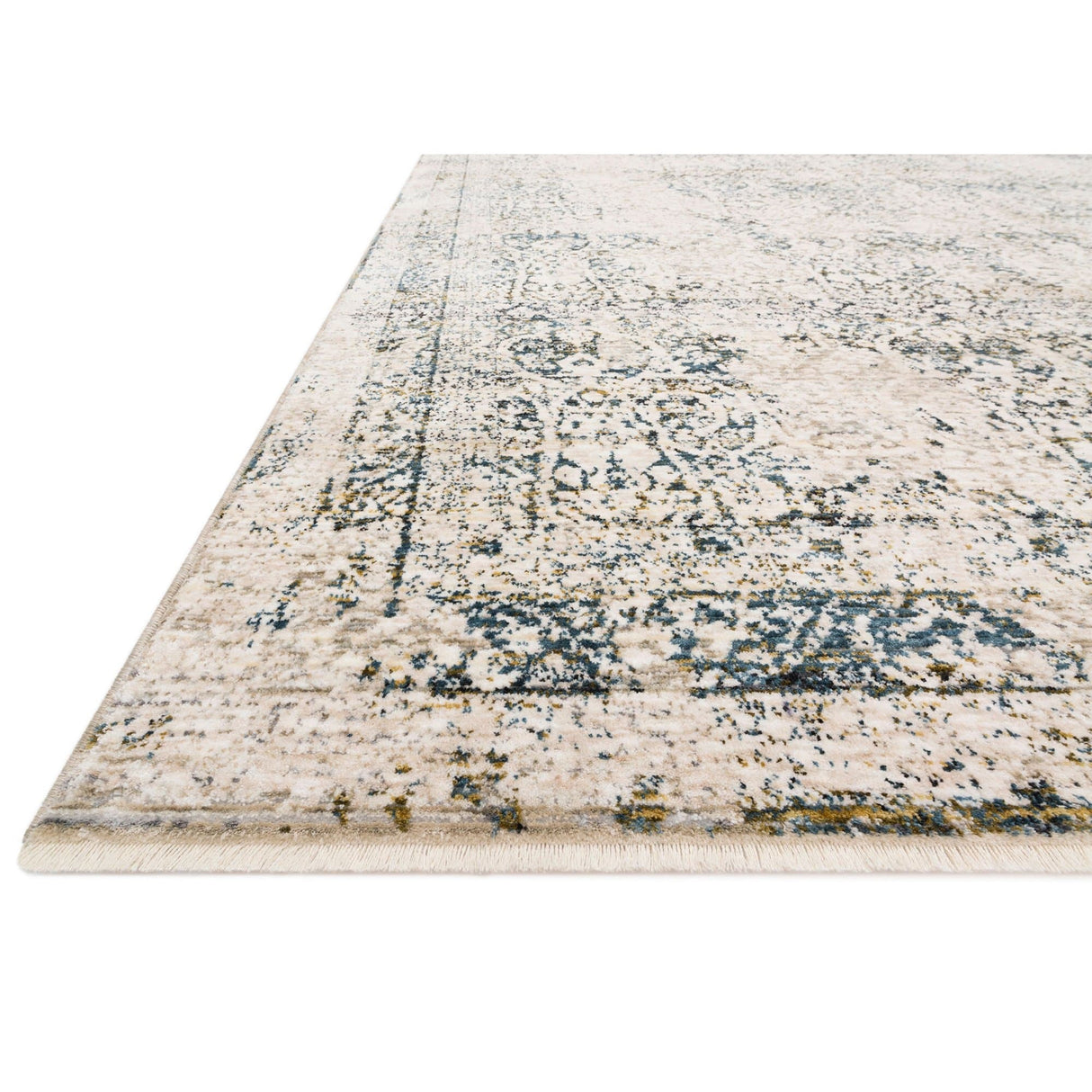 Loloi Theia Rug - Natural/Ocean – Meadow Blu