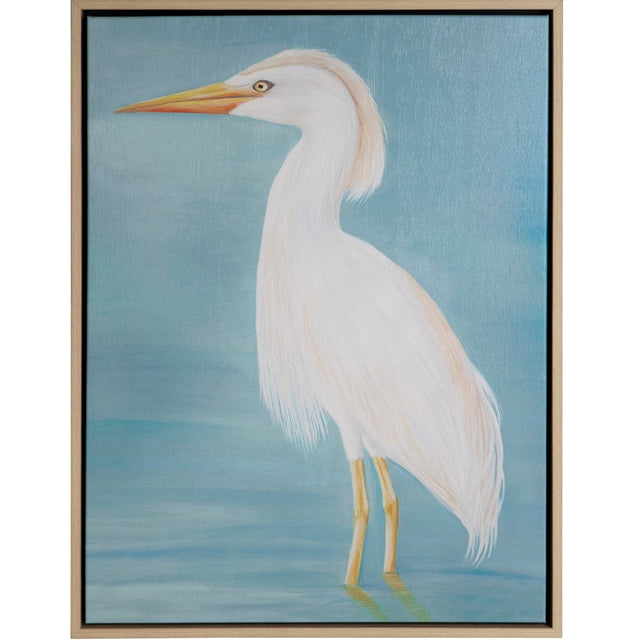 Lyndon Leigh Cattle Egret Wall dovetail-DA000039