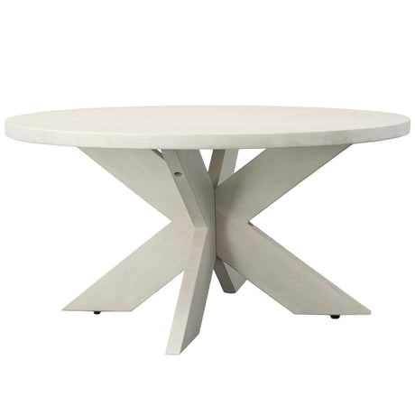 Lyndon Leigh Nantes Dining Table Furniture dovetail-DOV15091-WHIT