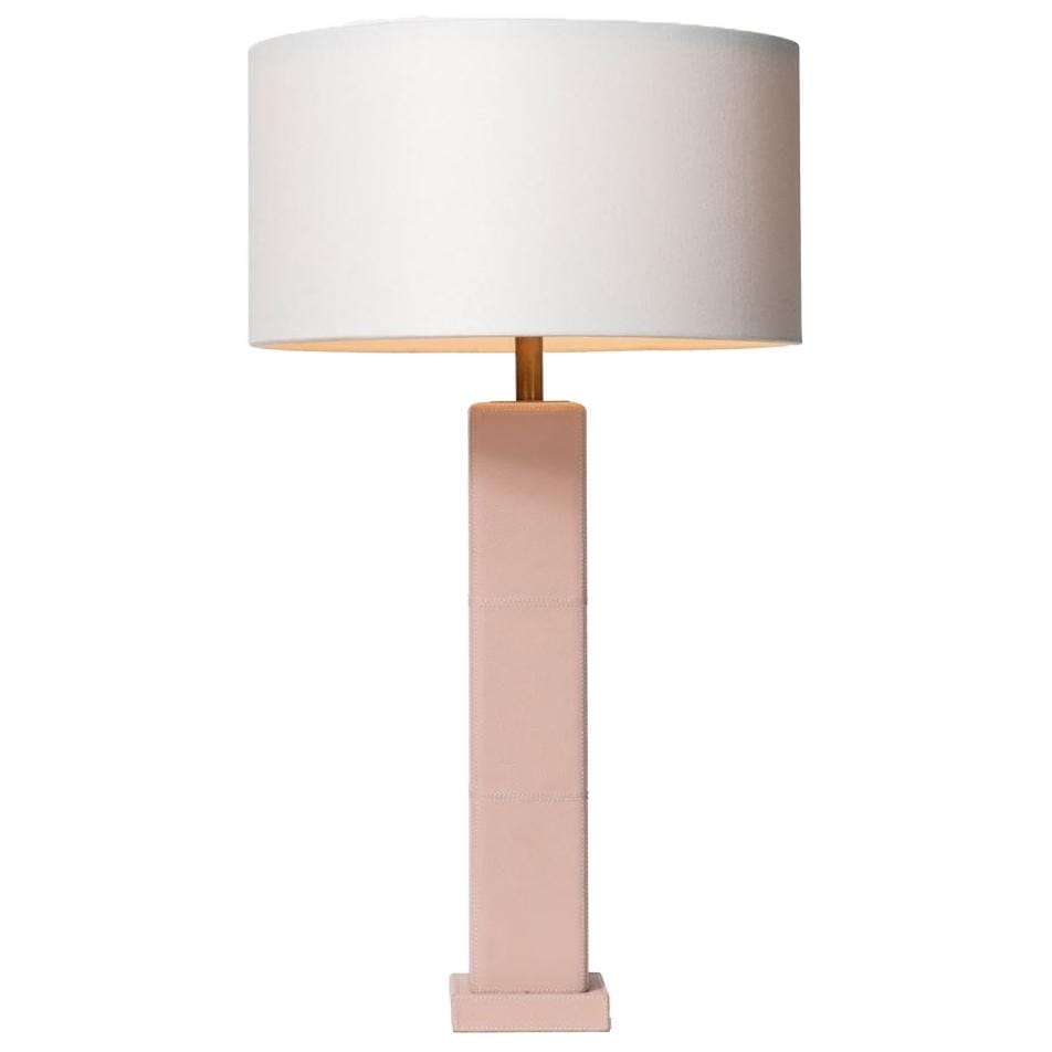Made Goods Charlie Lamp Finish Dusty Rose Full Grain Leather