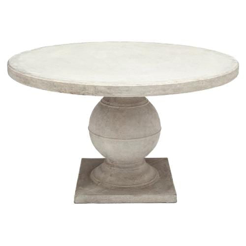 Made Goods Cyril Round Dining Table - Light Gray Furniture Made-Goods-FURCYRIL48WHWH