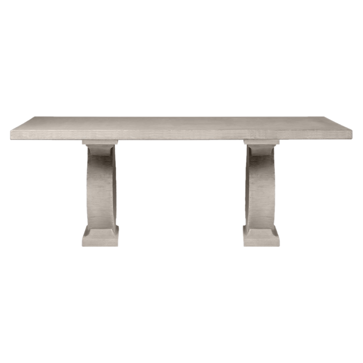 Made Goods Grier Outdoor Dining Table - Gray Furniture