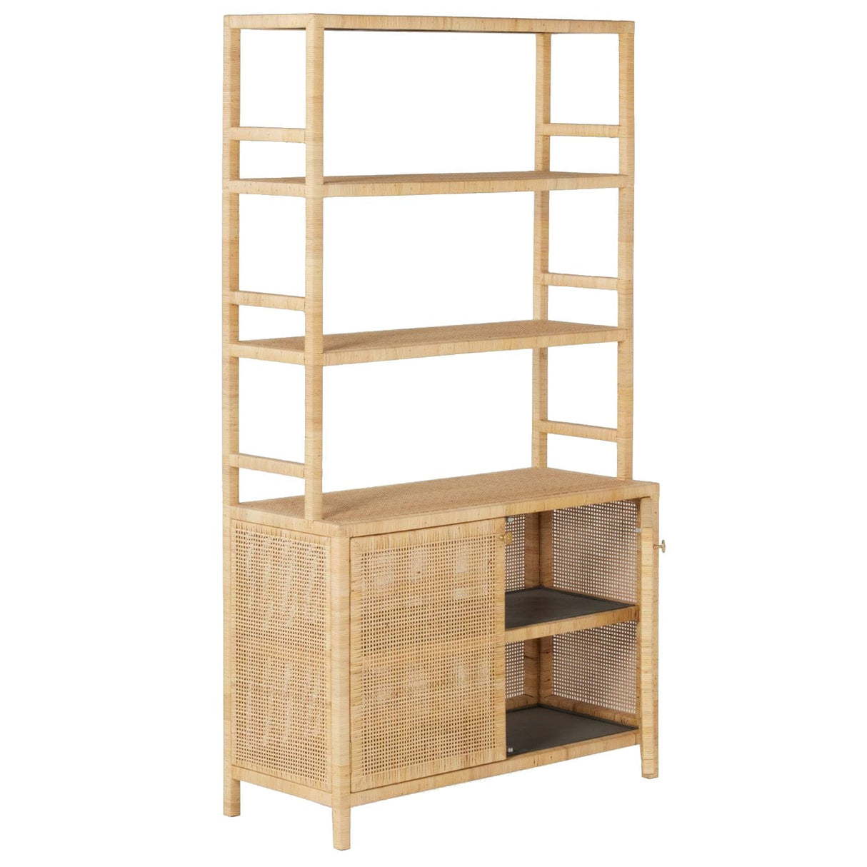 Made Goods Isla Bookcase with Hutch Furniture