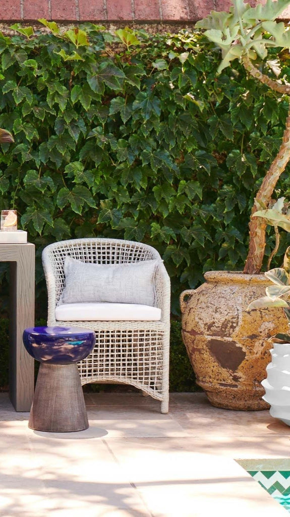 Made Goods Loz Indoor/Outdoor Stool Meadow Blu