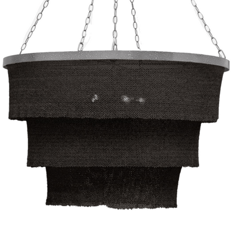 Made Goods Patricia Chandelier - Black and Silver Lighting made-goods-CHAPATRIC4218BKSL