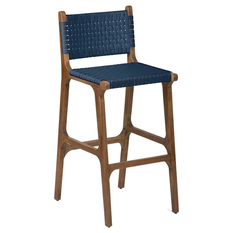 Made Goods Rawley Indoor/Outdoor Bar & Counter Stool Meadow Blu