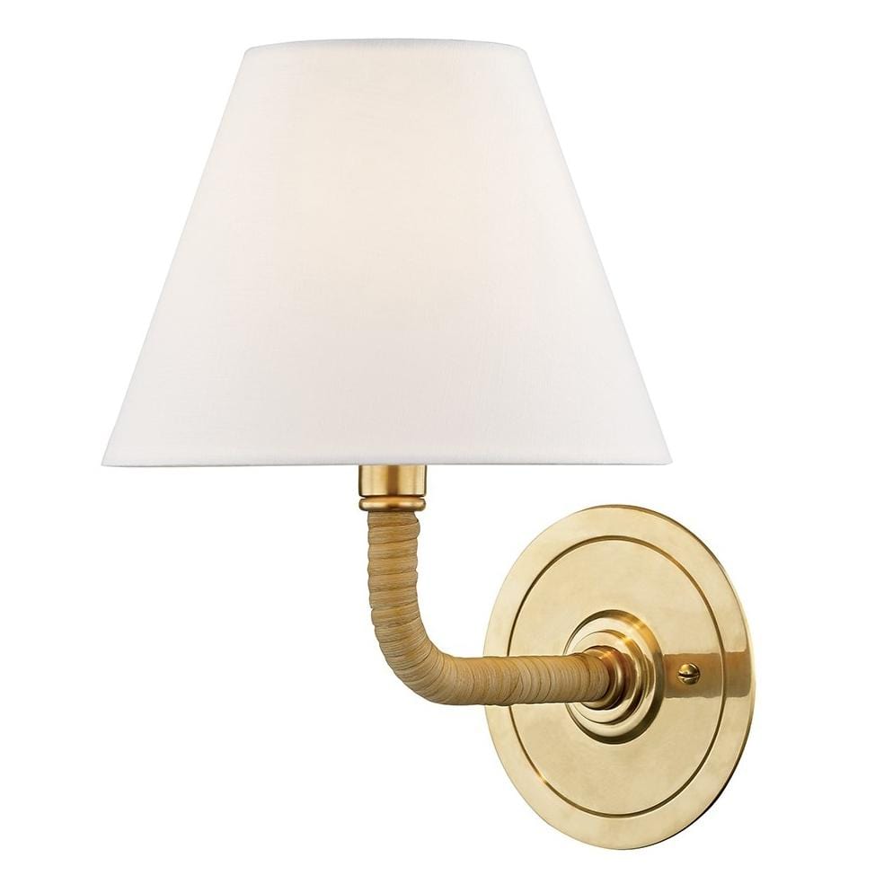 Mark D. Sikes Curves No. 1 Wall Sconce Lighting hudson-valley-MDS500-AGB 00806134878832
