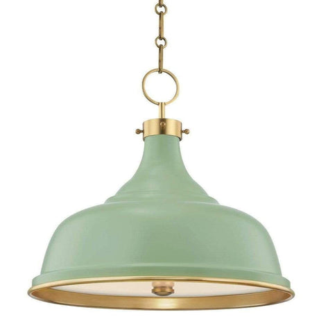 Mark D. Sikes Painted No. 1 Pendant Lighting hudson-valley-MDS300-AGB/LFG 806134001155