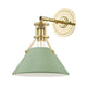Mark D. Sikes Painted No.2 Wall Sconce - Green Leaf Lighting