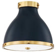 Mark D. Sikes Painted No. 3 Flush Mount Lighting hudson-valley-MDS360-AGB/DBL