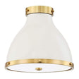 Mark D. Sikes Painted No. 3 Flush Mount Lighting hudson-valley-MDS360-AGB/OW