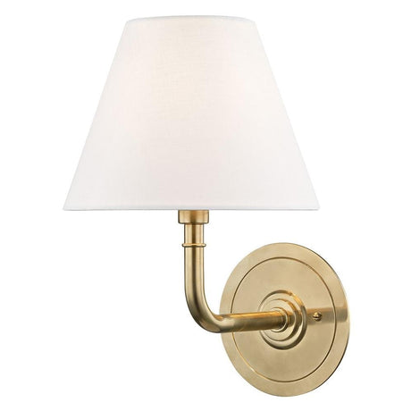 Mark D. Sikes Signature No. 1 Wall Sconce - Aged Brass Lighting hudson-valley-MDS600-AGB 00806134876760