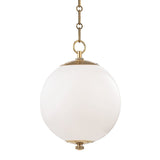 Mark D. Sikes Sphere No. 1 Pendant - Aged Brass Lighting hudson-valley-MDS700-AGB 806134876791