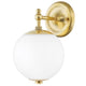 Mark D. Sikes Sphere No. 1 Wall Sconce Lighting hudson-valley-MDS702-AGB