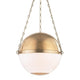 Mark D. Sikes Sphere No. 2 Pendant - Aged Brass Lighting