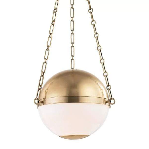 Mark D. Sikes Sphere No. 2 Pendant Lighting hudson-valley-MDS750-AGB 806134876838