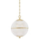Mark D. Sikes Sphere No. 3 Pendant Lighting hudson-valley-MDS800-AGB
