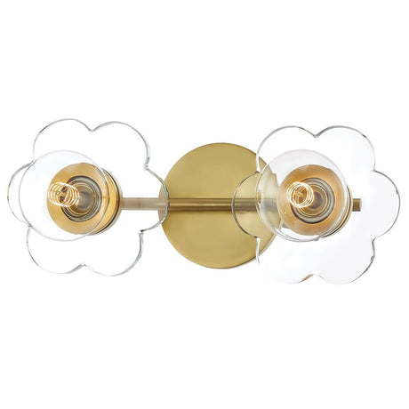 Mitzi Alexa Double Wall Sconce - Aged Brass Lighting mitzi-H357302-AGB