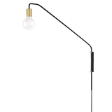 Mitzi Becca Plug-In Sconce Lighting mitiz-HL566201-AGB/SBK