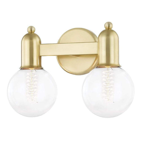 Mitzi Bryce 2-Light Wall Sconce - Old Bronze Lighting