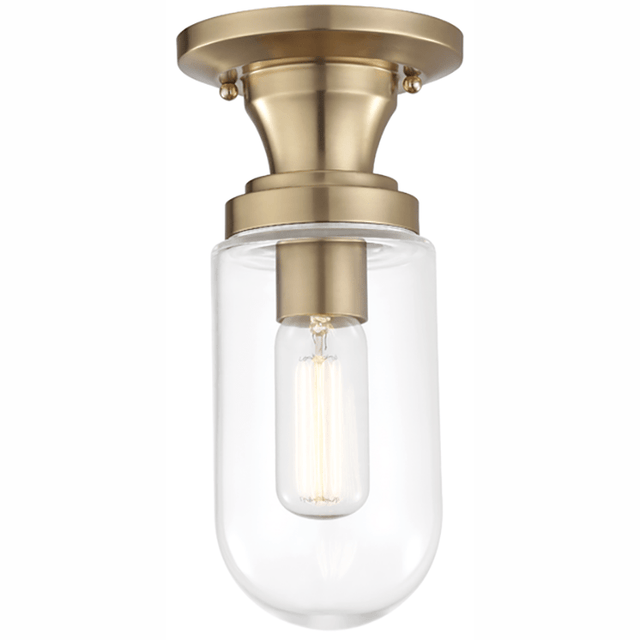 Mitzi Clara Semi-Flush Mount - Polished Copper Lighting mitzi-H124601-POC 00806134840167