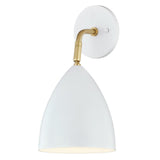 Mitzi Gia Wall Sconce - Aged Brass/White Lighting mitzi-H308101-AGB/WH 00806134882754