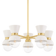 Mitzi Gillian 5 Light Chandelier Lighting mitzi-H469805-AGB/CCR