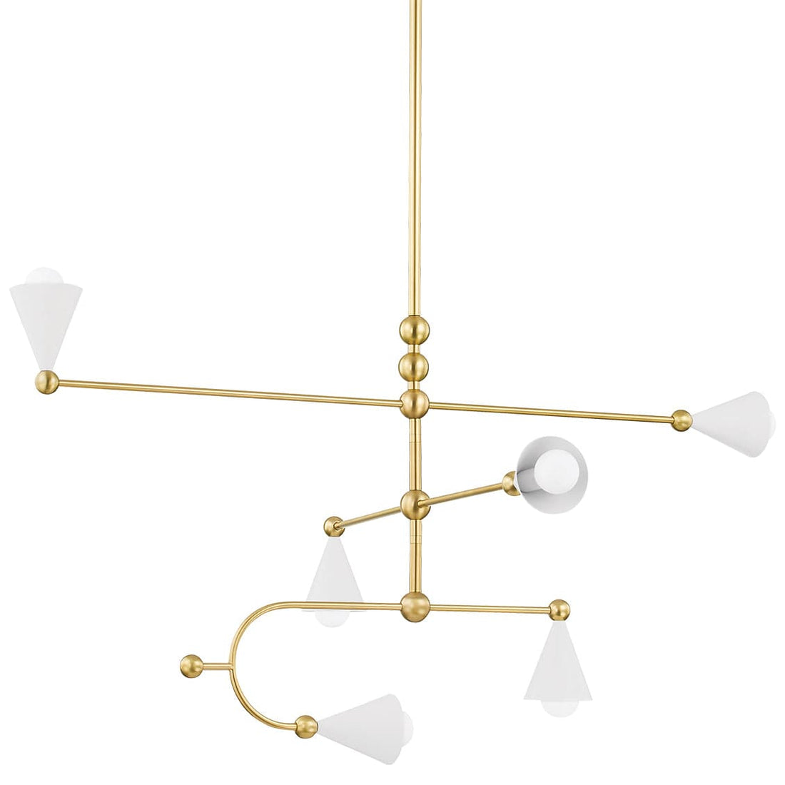 Mitzi Hikari Chandelier Lighting mitzi-H681804-AGB/SWH