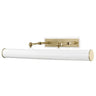 Mitzi Holly 3 Light Picture Light - Polished Nickel/White Lighting