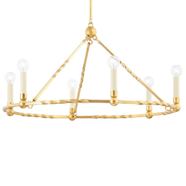 Mitzi Josephine Chandelier Lighting mitzi-H724806-AGB/TBK