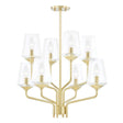 Mitzi Kayla Chandelier Lighting mitzi-H420808-AGB 806134007898