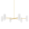 Mitzi Kira Chandelier Lighting mitzi-H484812-AGB/SWH