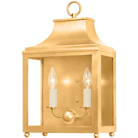 Mitzi Leigh Wall Sconce - Vintage Gold Leaf Lighting mitzi-H259102-VGL