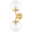 Mitzi Meadow Double Wall Sconce Lighting mitzi-H503102-AGB 806134004309