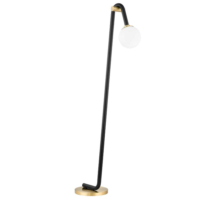 Mitzi Whit Floor Lamp - Aged Brass and Black Lighting mitzi-HL382401-AGB/BK 806134900656