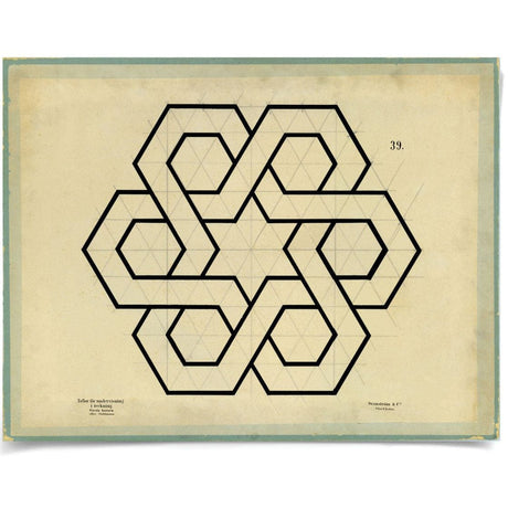 Natural Curiosities Jean Baptiste Geometrics Pillow & Decor Natural Curiosities-Jean-Baptiste-Geometrics-7-unframed